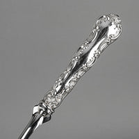 BIRKS Pompadour Sterling Handle Silverplate Cheese Scoop