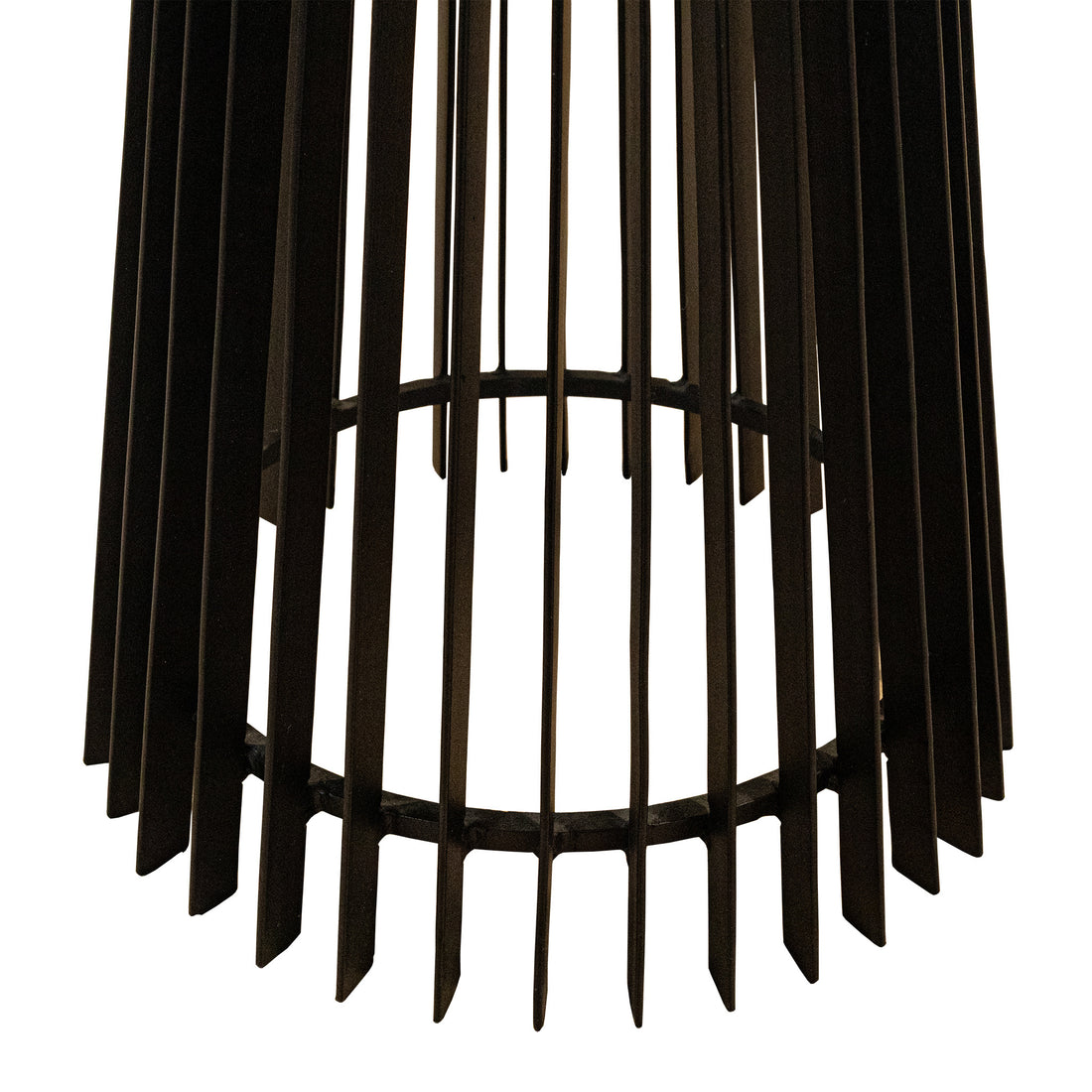 PAIR Niche Decor Jaime Stone & Steel End Tables