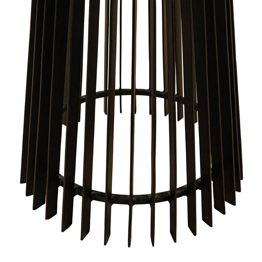 PAIR Niche Decor Jaime Stone & Steel End Tables