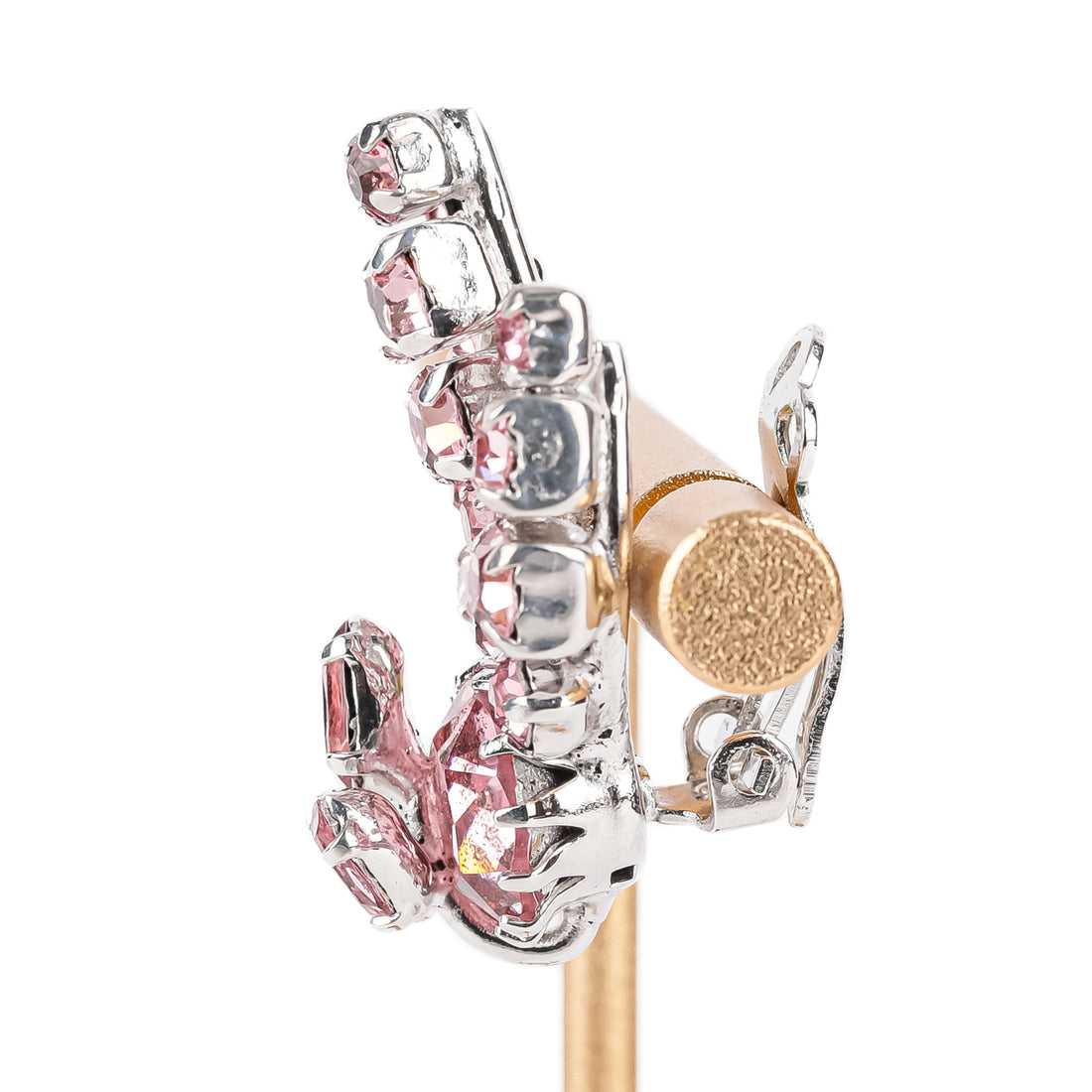 SHERMAN Clips - Light Pink Rhinestone