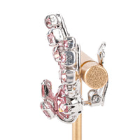 SHERMAN Clips - Light Pink Rhinestone