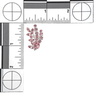 SHERMAN Clips - Light Pink Rhinestone