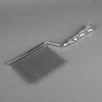 BIRKS Pompadour Sterling Handle Stainless steel Cake Breaker
