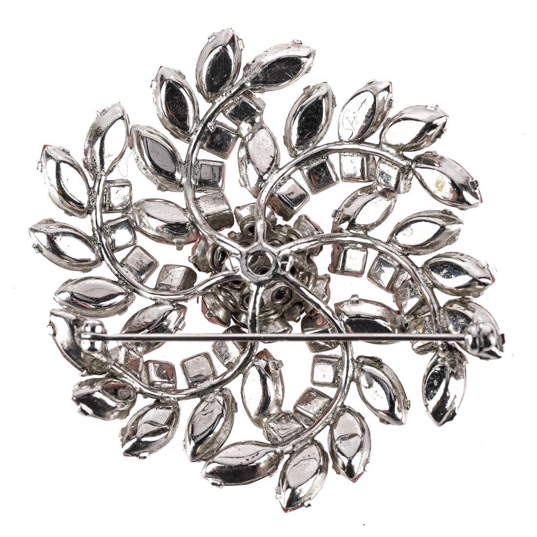 SHERMAN Brooch - Pink Rhinestone