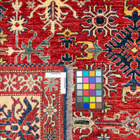 Kazak Hand Knotted Wool Afghan Rug