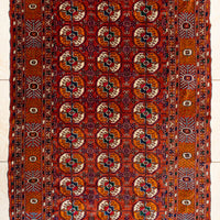 Hand Knotted Wool Turkmen Tekke Rug