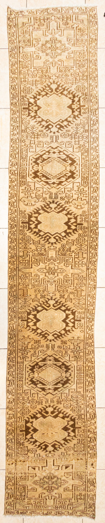 Hand Knotted Wool Persian Style Runner