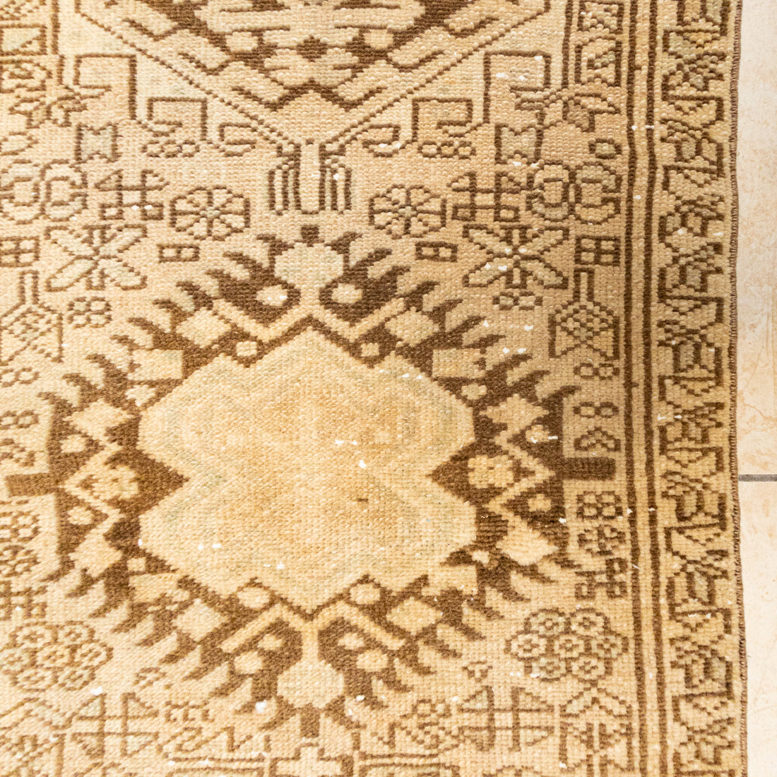 Hand Knotted Wool Persian Style Runner