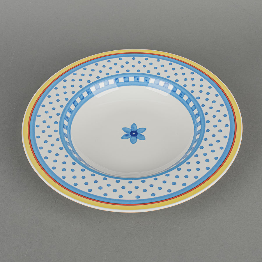 VILLEROY AND BOCH Twist Anna Soup Plates Set Of 8