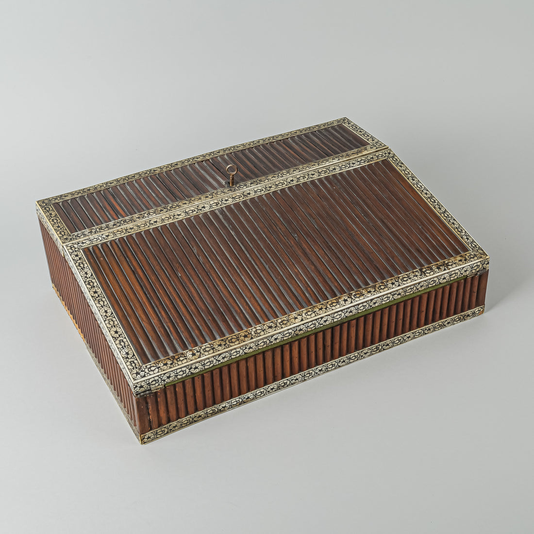 Vintage Anglo-Indian Vizagapatam Style Writing Slope Box