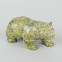 Inuit Carved Serpentine Figure - Bear