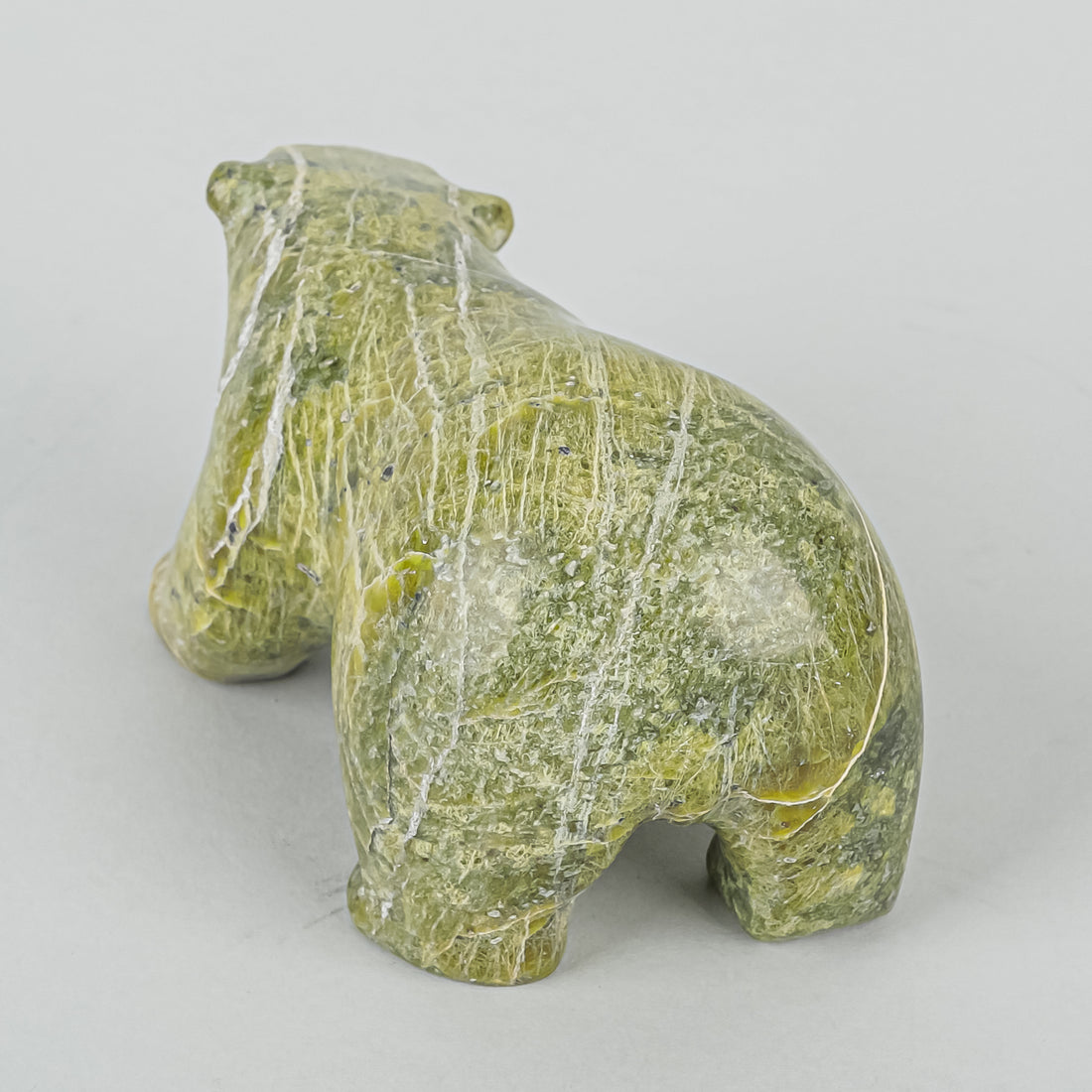 Inuit Carved Serpentine Figure - Bear