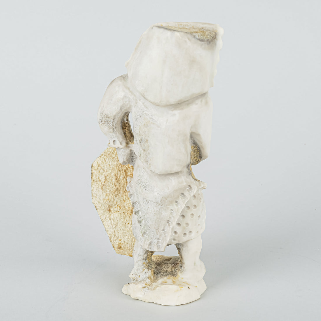 Guyasee Veevee (Inuit 1952) Woman And Child With Fur