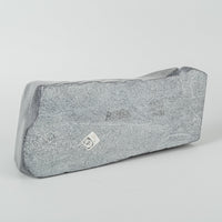 Inuit Carved Stone Sculpture - Bird Standing Over Nest