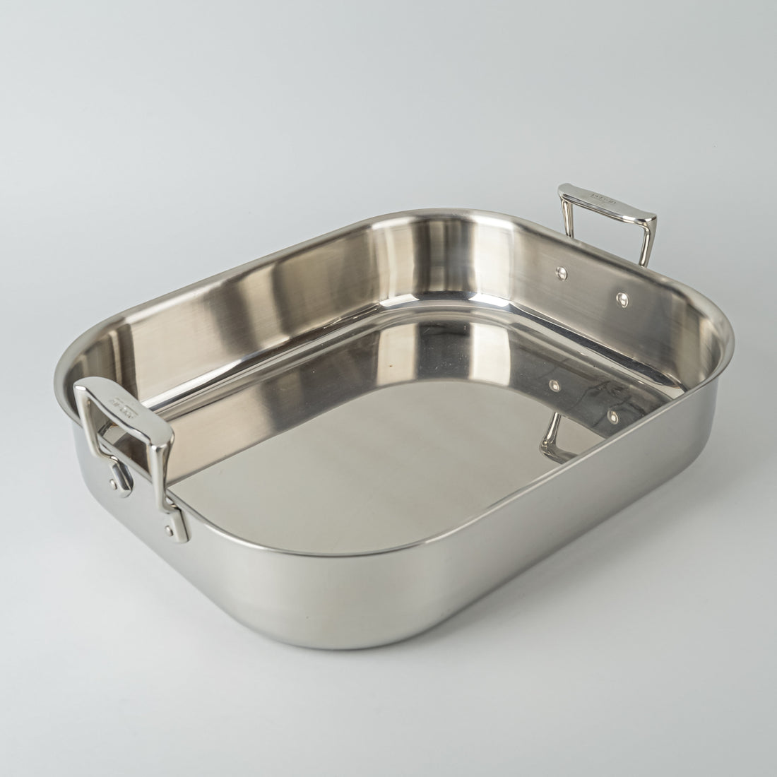 ALL CLAD Stainless Steel Roasting Pan With Rack 2 Pieces