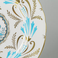 ROYAL CHELSEA 3800A Turquoise Bird 56 Pieces