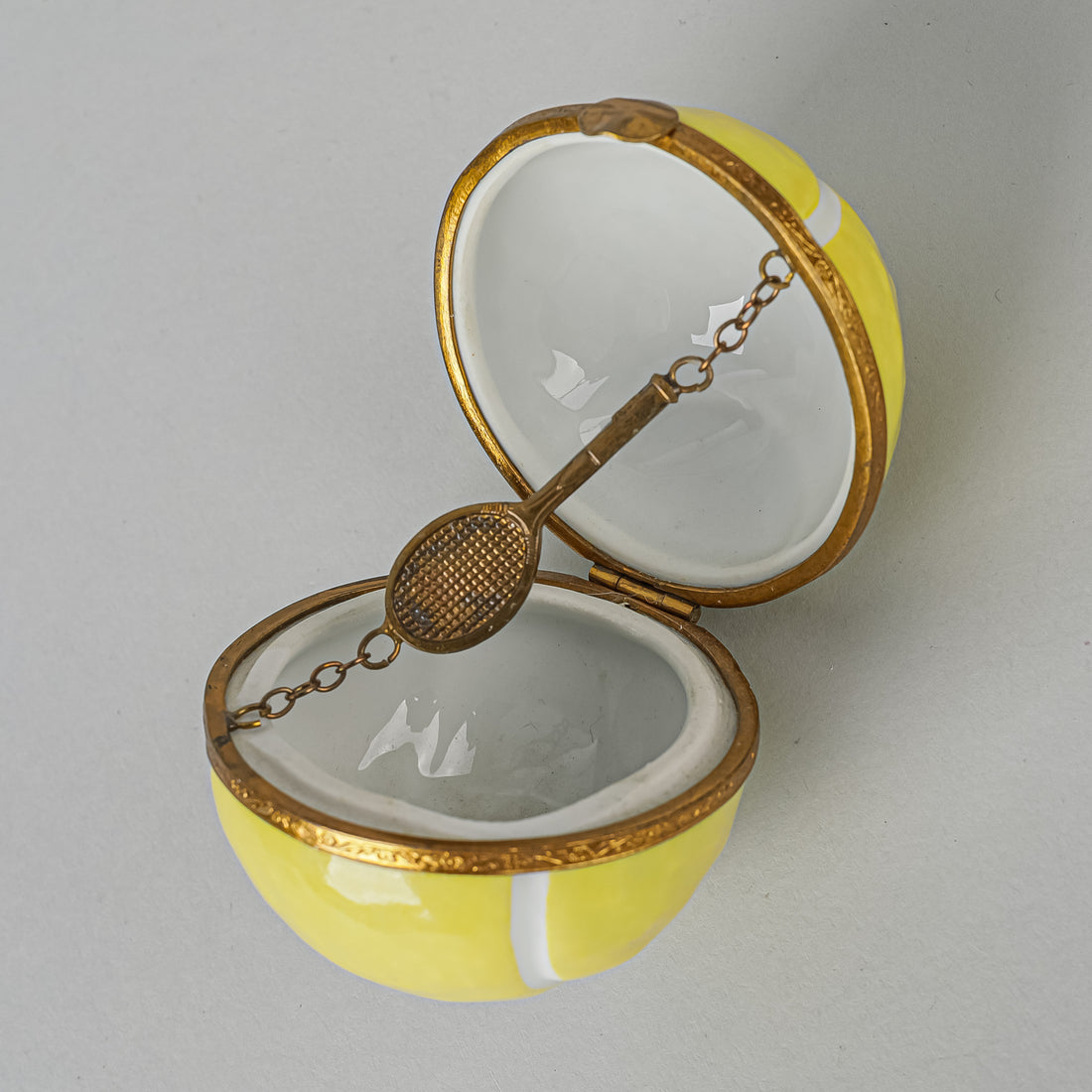 DUBARRY Limoges Trinket Box - Tennis Ball