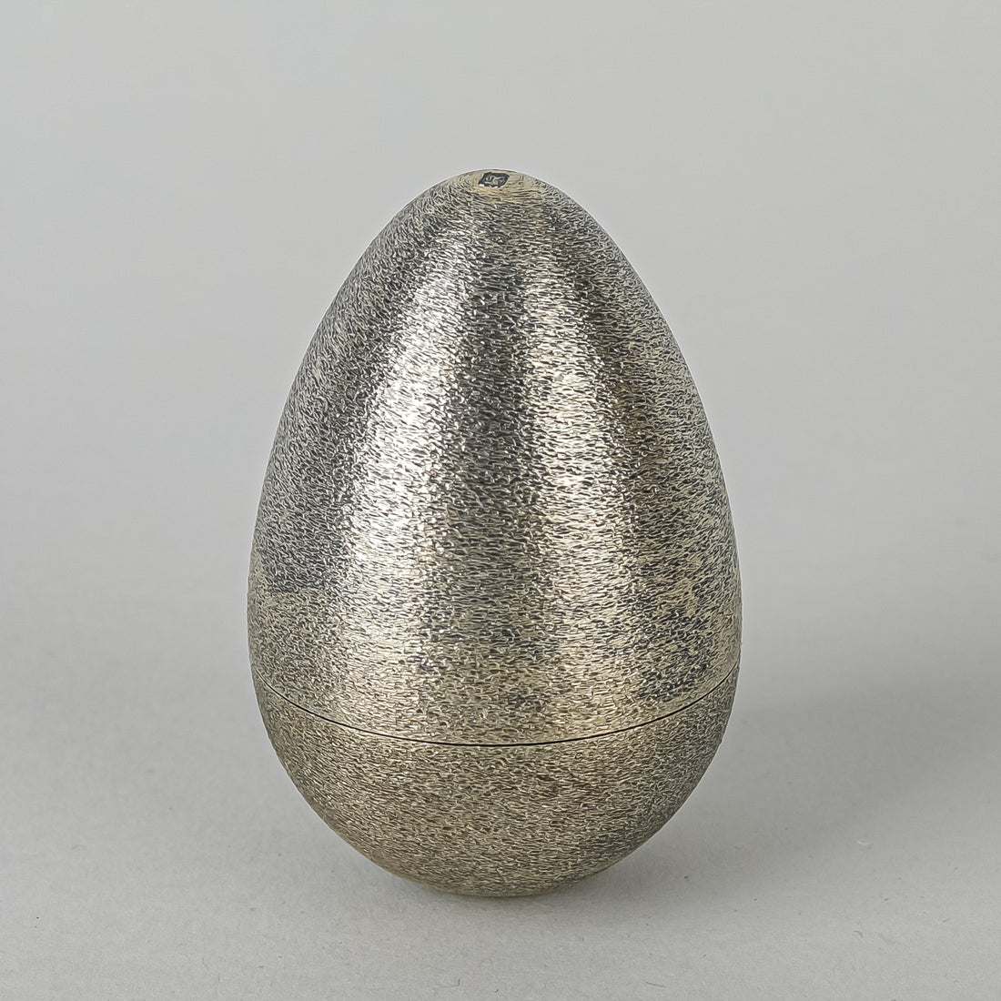 STUART DEVLIN Sterling Silver Surprise Egg - Bicycle