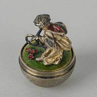 STUART DEVLIN Sterling Silver Surprise Egg - Bicycle