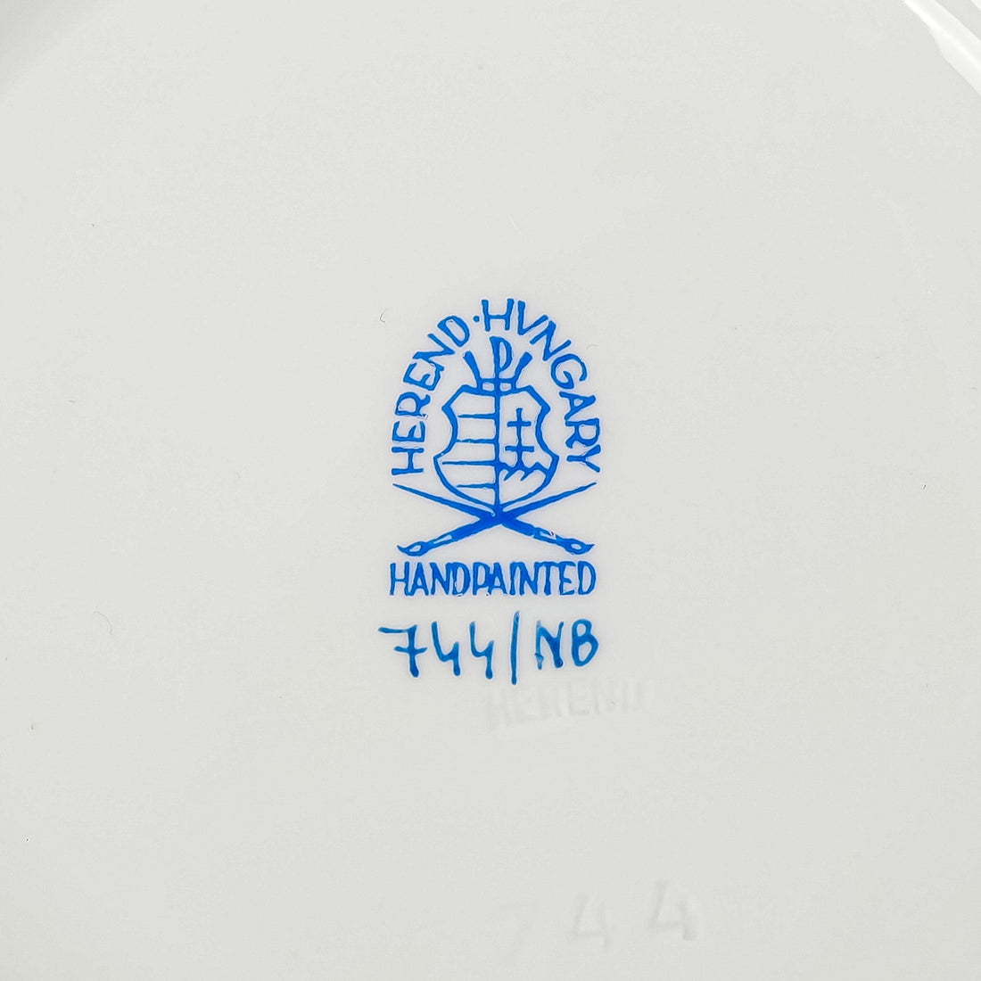 HEREND Nanking Bouquet Covered Cream Soup And Saucer 744