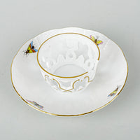 HEREND Rothchild Bird Trembleuse Cup & Saucer 713