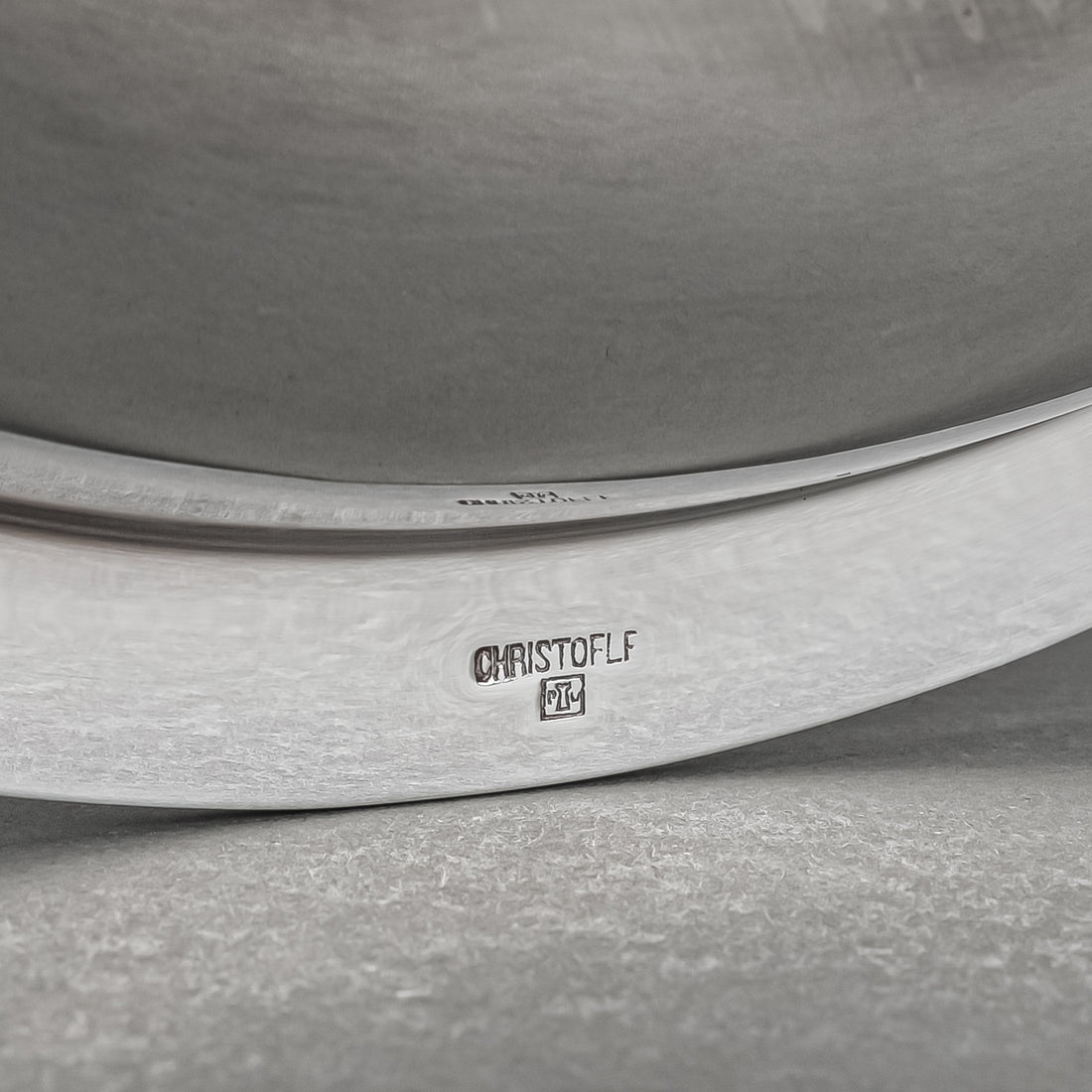 CHRISTOFLE Perles Silverplate Serving Bowl