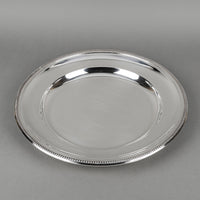 CHRISTOFLE Perles Silverplate Round Platter