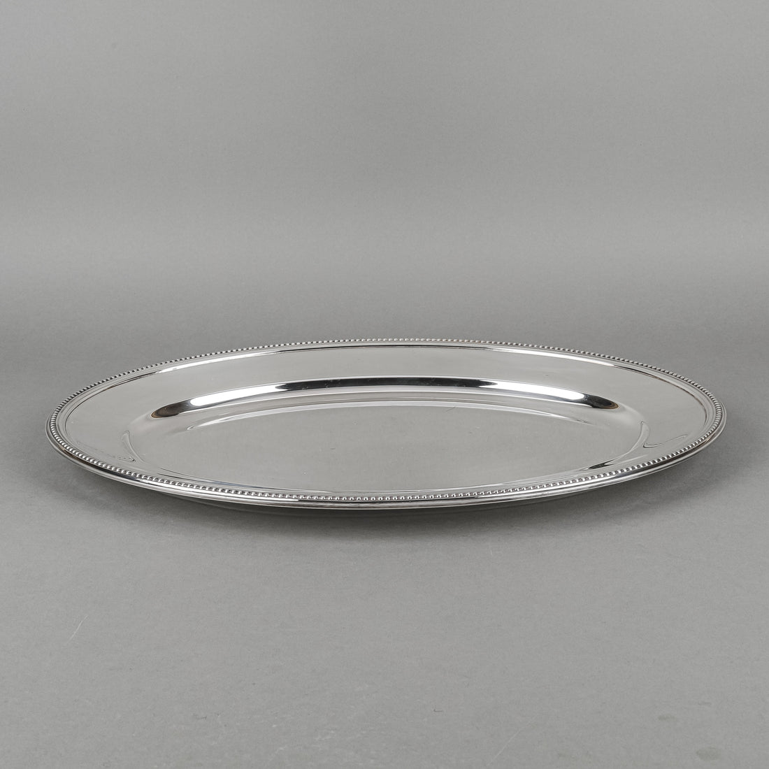 CHRISTOFLE Perles Silverplate Platter