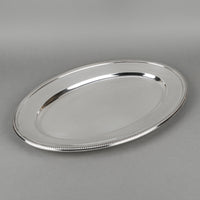CHRISTOFLE Perles Silverplate Platter