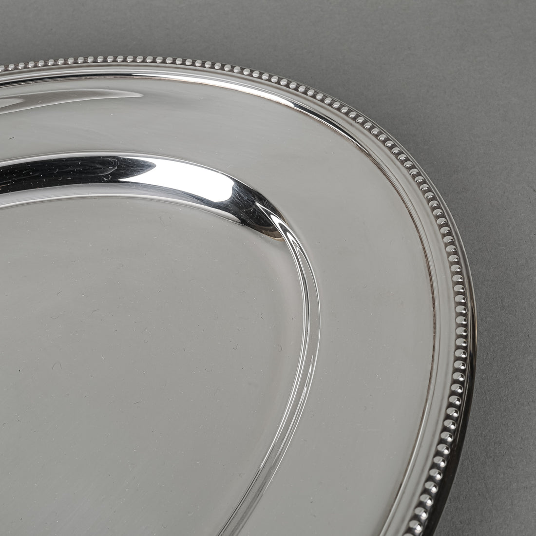 CHRISTOFLE Perles Silverplate Platter