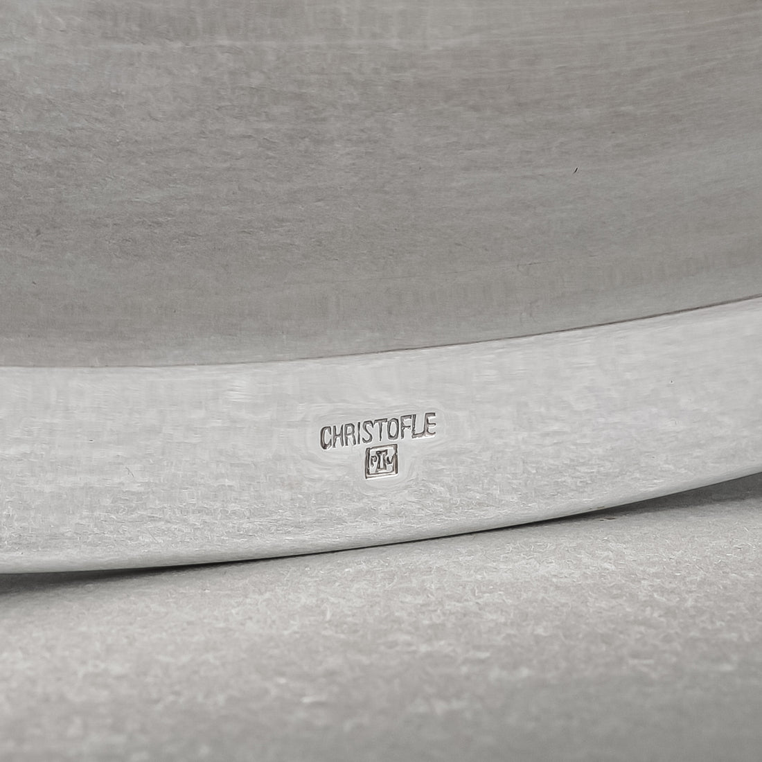 CHRISTOFLE Perles Silverplate Platter