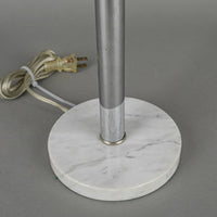 Sonneman Style Chrome Eyeball Table Lamps - Set Of 2