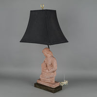 ROBINSON GALLERIES NEW YORK Art Deco Figural Table Lamp With Shade