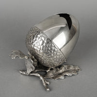 ROBERTS & BELK Silverplate Acorn Shaped Spoon Warmer
