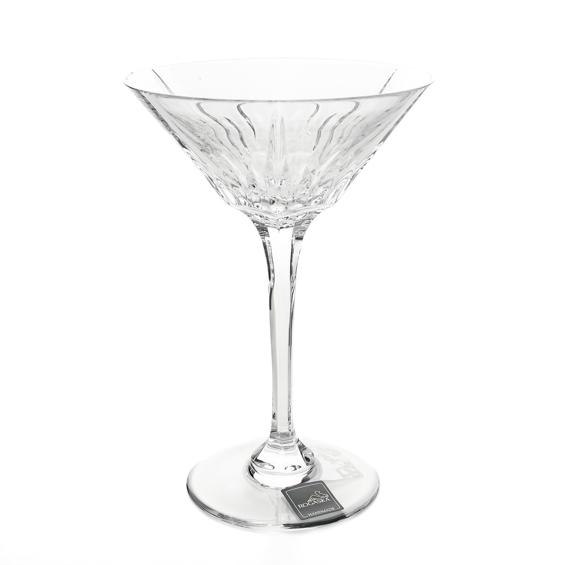 ROGASKA Skylight Crystal Martini Glasses Set Of 2 Boxed
