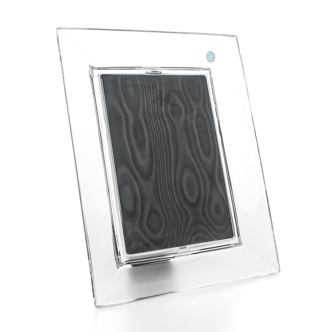 TIFFANY & CO Crystal 5x7 Photo Frame With Leather