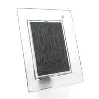 TIFFANY & CO Crystal 5x7 Photo Frame With Leather