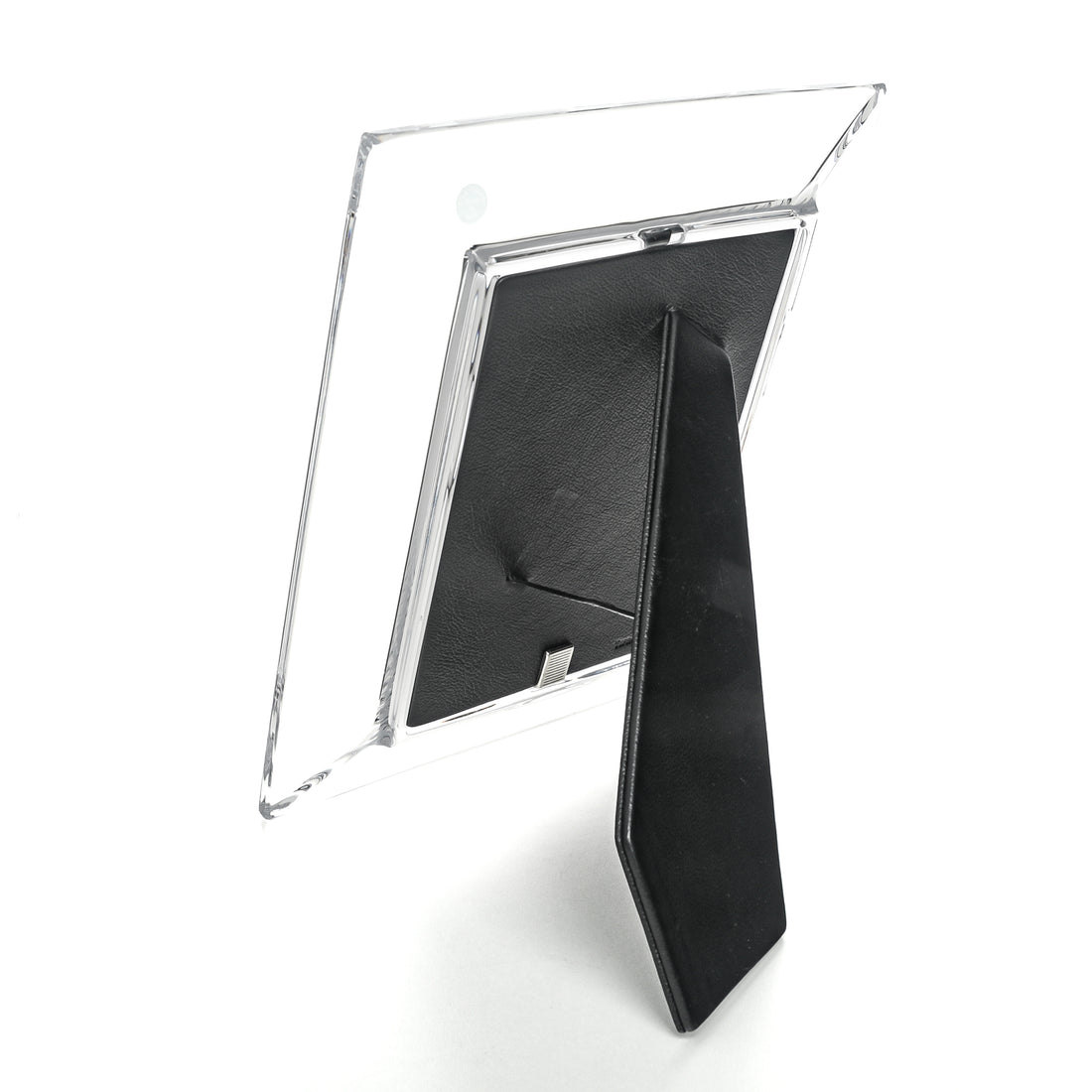 TIFFANY & CO Crystal 5x7 Photo Frame With Leather