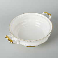 ROYAL ALBERT Val D'or Covered Serving Dish