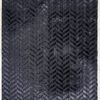 ELTE MKT Carapina Black Wool And Viscose Rug