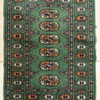 Hand Knotted Wool Bokhara Style Mat
