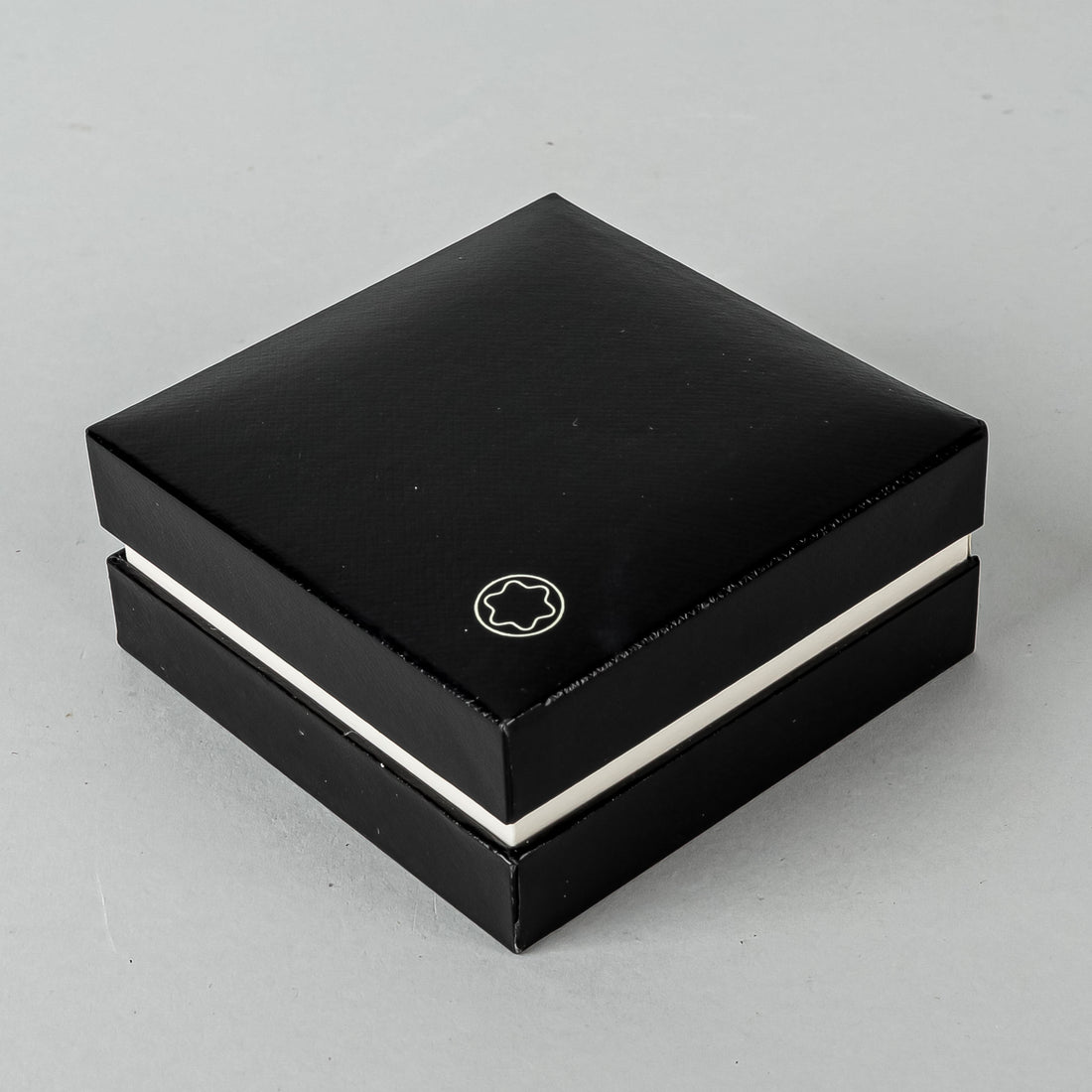 MONTBLANC Sterling Silver Platinum Plated Black Onyx Money Clip