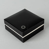 MONTBLANC Sterling Silver Platinum Plated Black Onyx Money Clip