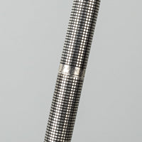PARKER 75 Vintage Sterling Silver and 14K Gold Cisele Pen Set