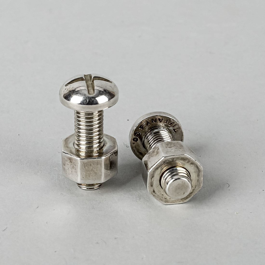 TIFFANY & CO  Sterling Nuts And Bolts Cufflinks