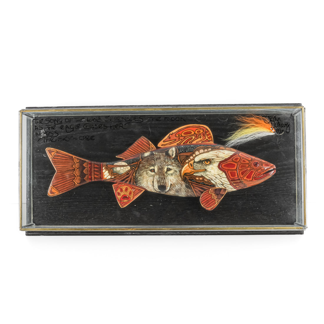 John Doherty (Canadian 20th C) Illustrated Walleye