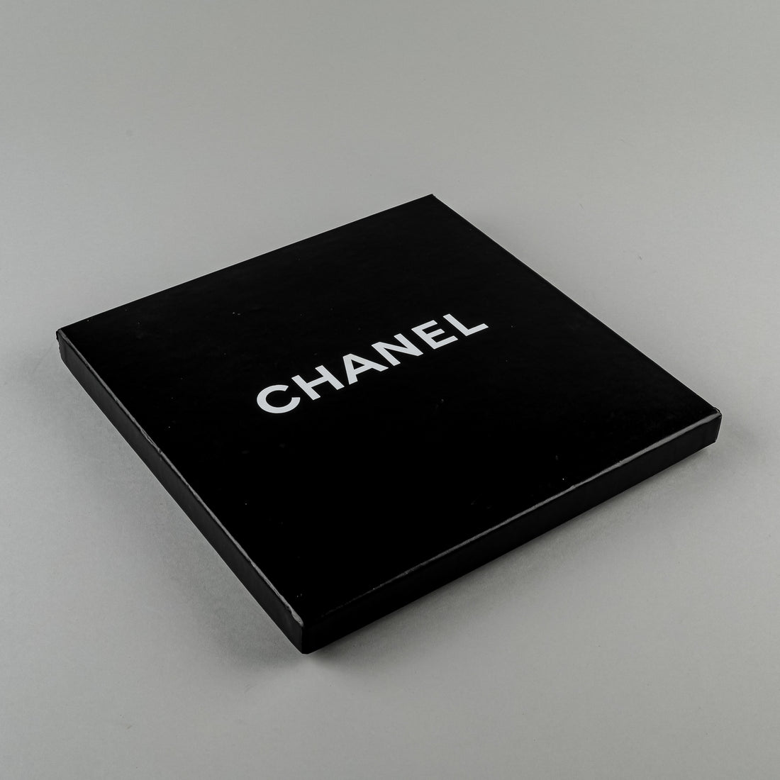 CHANEL Vintage Double Silk Chain Link Champagne Scarf