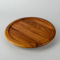 DIGSMED DENMARK Teak Lazy Susan With Glass Inserts 7 Pieces