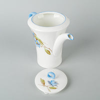 SHELLEY Syringa Blue W12025 Coffee Set 5 Pieces - Regent Shape