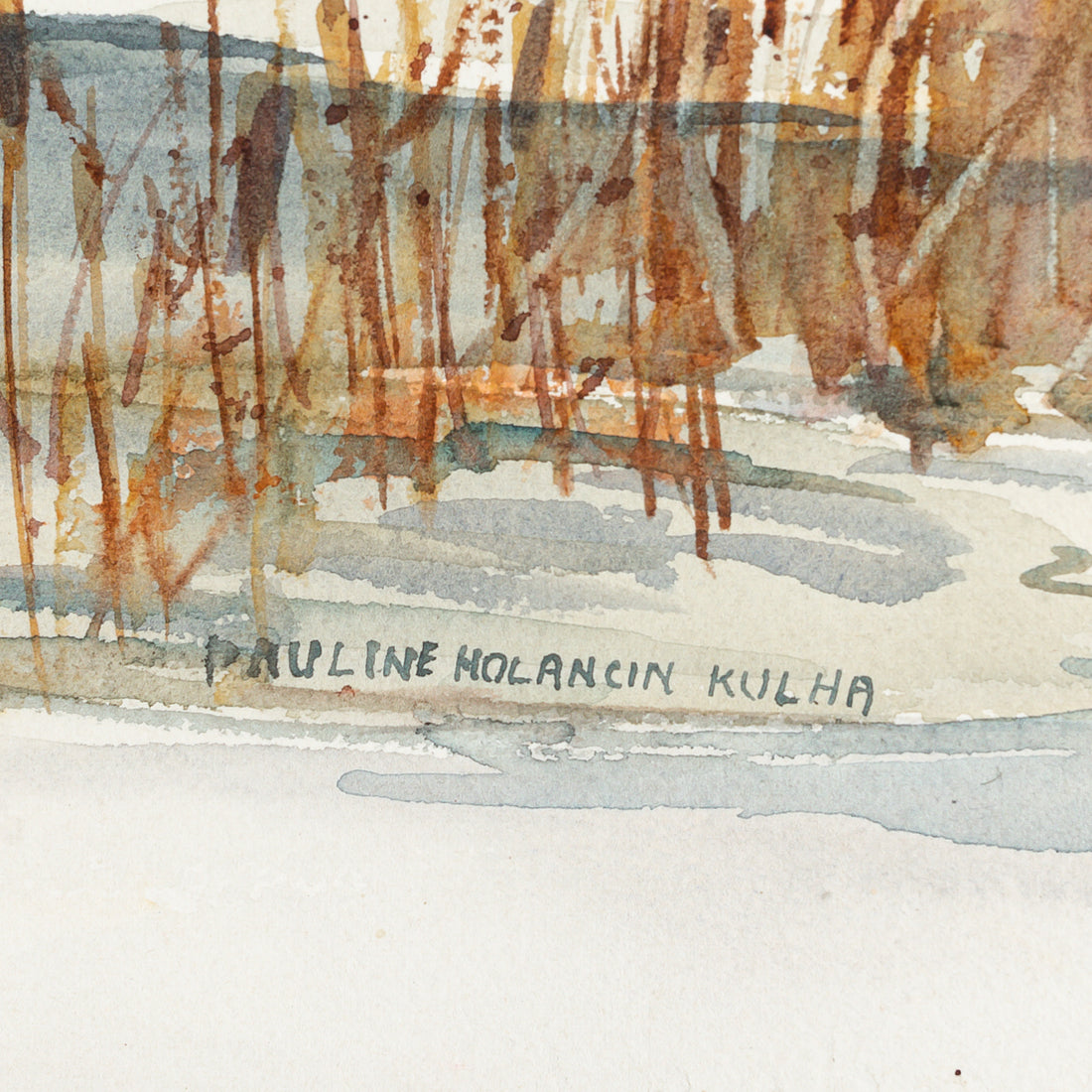 Pauline Holancin Kulha (Canadian 1933-2023) Winter Landscape